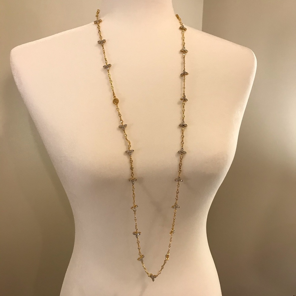 Freida Rothman Fleur Petal CloverStation Necklace